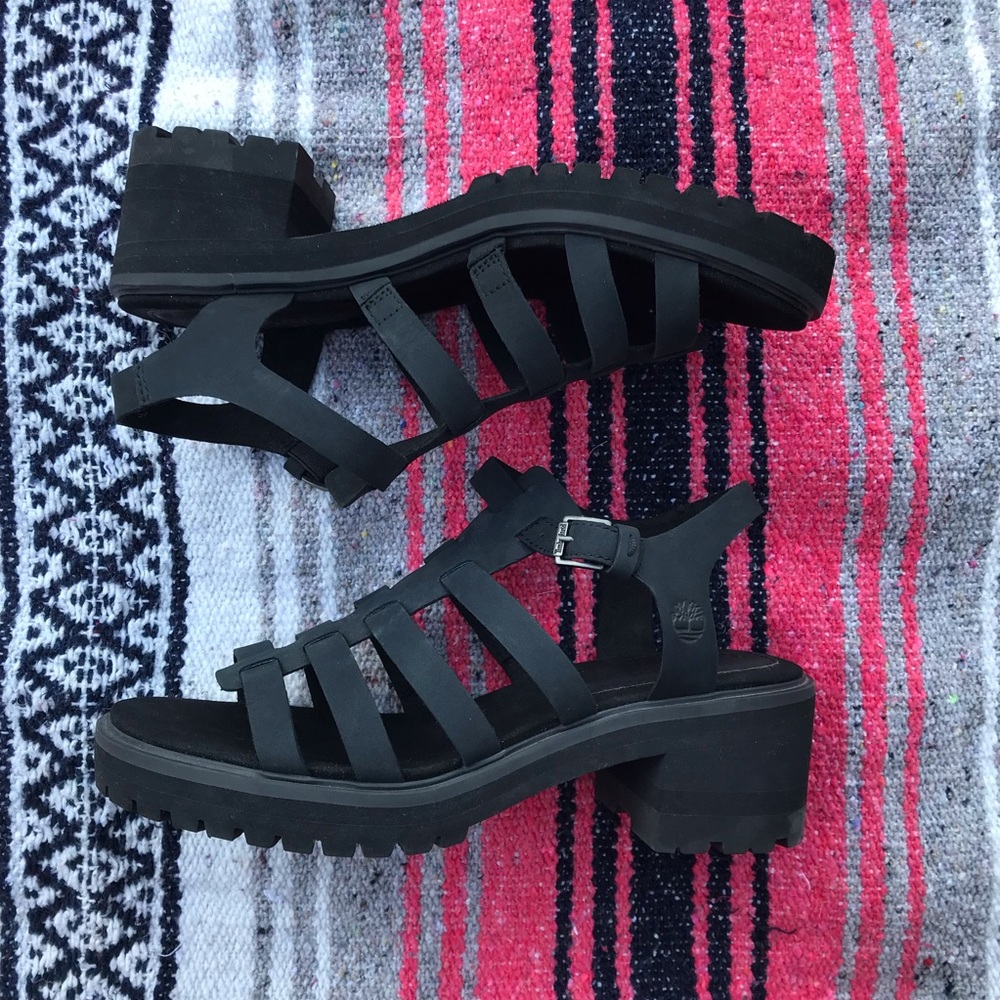 Timberland leather fisherman lug Sandals size 10